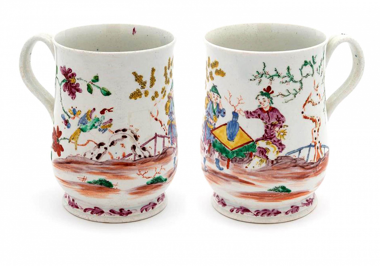 english 18thc porcelain tankard