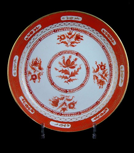 Inventory: Russian Dish in Chinese Export style for the Middle Eastern Market,
Gardner Factory, circa 1830-40, SOLD &bull;