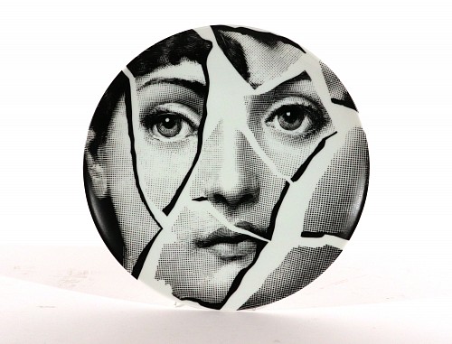 Inventory:  Piero Fornasetti, Fornasetti Themes and Variations Plate, Number 2, 1995-2005, SOLD &bull;