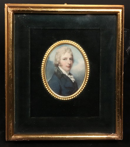 Inventory:  Portrait Miniature, Foster Bros. Boston Portrait Miniature after Richard Cosway 
, 1930s, $550