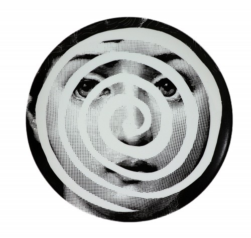 Piero Fornasetti Fornasetti Themes & Variations Plate, #18, Atelier Fornasetti, Circles, 2000-2010 $400