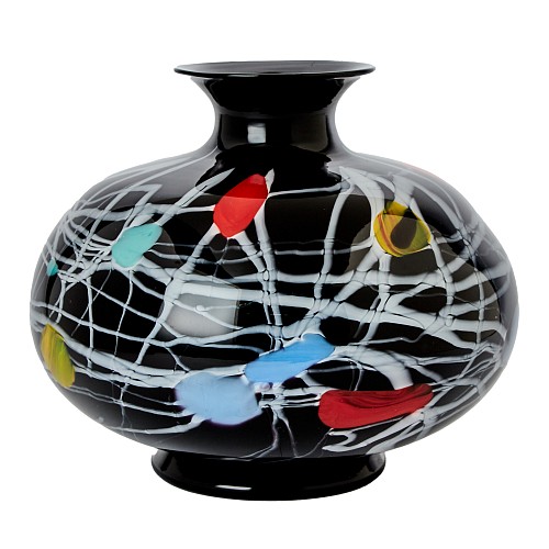 Versace & Archimede Seguso Versace & Archimede Seguso Murano Blown Glass Footed Vase, 1990 $3,000