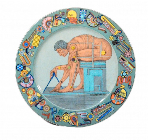 Rosenthal Eduardo Paolozzi Rosenthal Studio-linie Porcelain Plate-""After Newton"", 1980 $600