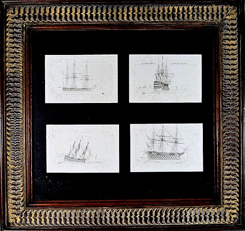 George Bryant Campion Royal Navy Ship Pencil Drawings by George Bryant Campion, 1830 $1,250